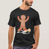 kerstontbijt Spierbrood Man Icking Abs Design T-shirt (Voorkant)