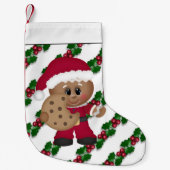 Kerstontbijt voor feestdagen kleine kerstsok (Voorkant)