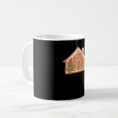 kerstontbijt voor Man House Funny Xmas Gingerb Koffiemok (Voorkant links)