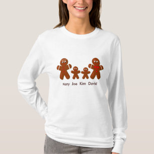 Kerstontbijtbrod Familie van Vier Dames LS T T-shirt