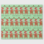 Kerstontbijtbrood Grote jongens voor kinderen Cadeaupapier (Vlak)