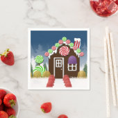 kerstontbijtfeestdag Snoep Servet (Insitu)