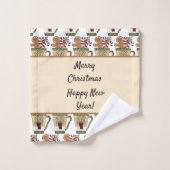 kerstontbijtkoek    bad handdoek (Wasdoekje)