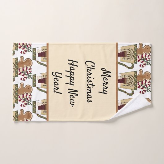 kerstontbijtkoek    bad handdoek (Handdoek)