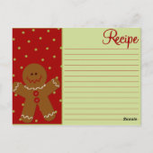 kerstontbijtkoek briefkaart (Achterkant)