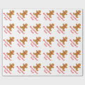 kerstontbijtkoek cadeaupapier (Vlak)