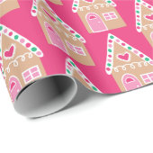 kerstontbijtkoek cadeaupapier (Rol Hoek)