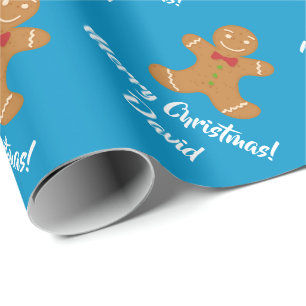 kerstontbijtkoek cadeaupapier