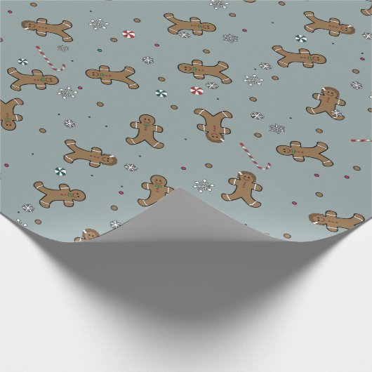 kerstontbijtkoek cadeaupapier (Hoek)