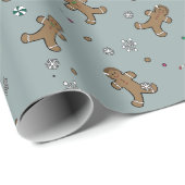 kerstontbijtkoek cadeaupapier (Rol Hoek)