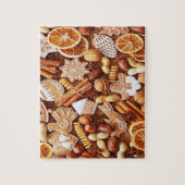 kerstontbijtkoek en kersttzoet Jigzaag Puzzle Legpuzzel (Verticaal)