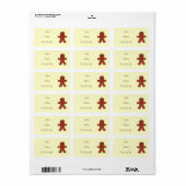 kerstontbijtkoek etiket (Full Sheet)