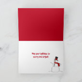 kerstontbijtkoek feestdagen kaart (Binnen)