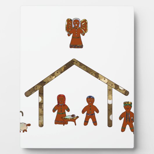 kerstontbijtkoek fotoplaat (Voorkant)
