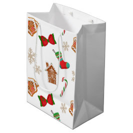 kerstontbijtkoek medium cadeauzakje