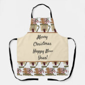 kerstontbijtkoek   schort (Voorkant)