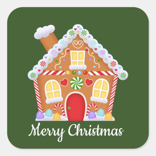 kerstontbijtkoek: sticker voor kerstontbijt (Voorkant)