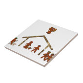 kerstontbijtkoek tegeltje (Zijkant)