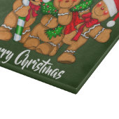 kerstontbijtkoek toevoegen bericht snijden snijplank (Hoek)