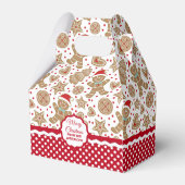 kerstontbijtkoek voor kerstbrood bedankdoosjes (Achterkant)