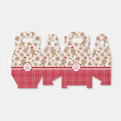 kerstontbijtkoek voor kerstbrood bedankdoosjes (Uitgevouwen)