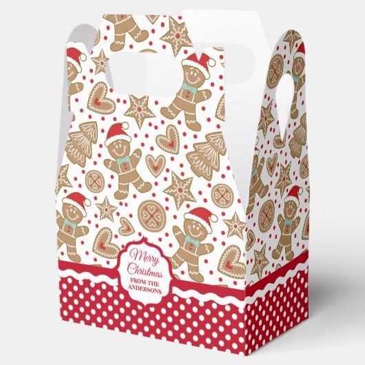 kerstontbijtkoek voor kerstbrood bedankdoosjes (Geopend)