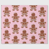 kerstontbijtkoek voor meisjes Verpakkingspapier Cadeaupapier (Vlak)