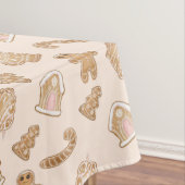 Kerstontbijtkoekjes Cookies Candy Cannen Tafelkleed (Voorbeeld)