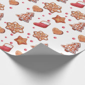 Kerstontbijtkoekjes Grote Cadeaupapier (Hoek)