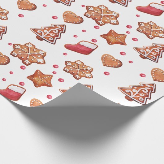 Kerstontbijtkoekjes Grote Cadeaupapier (Hoek)
