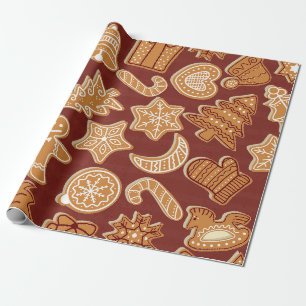 Kerstontbijtkoekjes Holiday Cadeaupapier