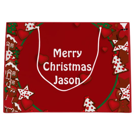 Kerstontbijtkoekjes Koekjes Kerstakerst LGB Large Cadeautasje (Voorkant)