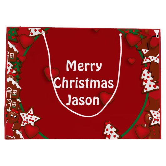 Kerstontbijtkoekjes Koekjes Kerstakerst LGB Large Cadeautasje (Achterkant)