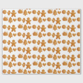 Kerstontbijtkoekjes, pakpapier (Vlak)