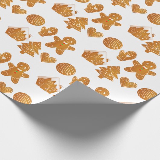 Kerstontbijtkoekjes, pakpapier (Hoek)