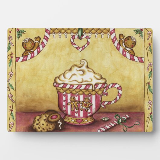 kerstontbijtkoffie Art Decor Fotoplaat (voorkant)