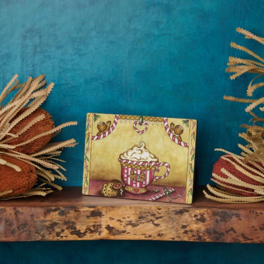 kerstontbijtkoffie Art Decor Fotoplaat (Zijkant)