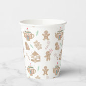 Kerstontbijtkoppen Papieren Bekers (Links)