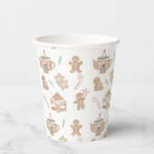 Kerstontbijtkoppen Papieren Bekers (Voorkant)