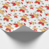 kerstontbijtman met glas cadeaupapier (Hoek)