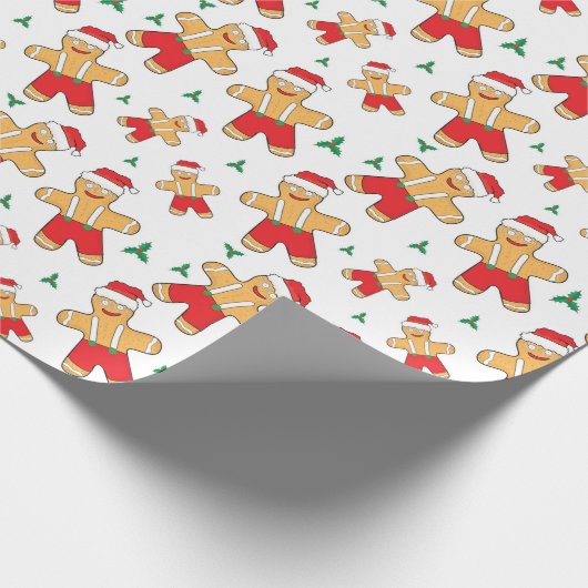 kerstontbijtman met glas cadeaupapier (Hoek)