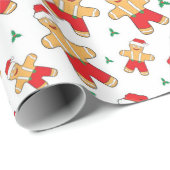 kerstontbijtman met glas cadeaupapier (Rol Hoek)