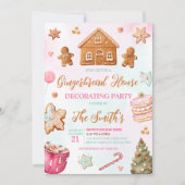 Kerstontbijtontbijt Decoratieve Partij Kaart (Voorkant)