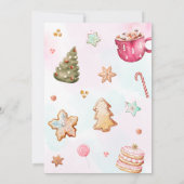 Kerstontbijtontbijt Decoratieve Partij Kaart (Achterkant)