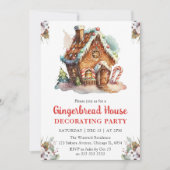 Kerstontbijtontbijt Decoratieve Partij Kaart (Voorkant)