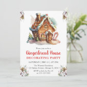 Kerstontbijtontbijt Decoratieve Partij Kaart (Staand voorkant)