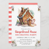 Kerstontbijtontbijt Decoratieve Partij Kaart (Voorkant / Achterkant)