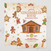 Kerstontbijtontbijt Decoratieve Partij Kaart (Voorkant / Achterkant)