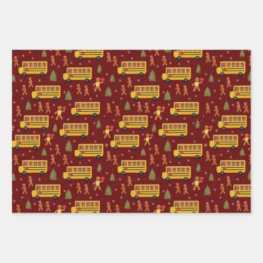 Kerstontbijtontbijt Inpakpapier Vel (Voorkant 3)