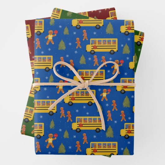 Kerstontbijtontbijt Inpakpapier Vel (In situ)